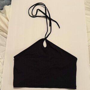 NWT Zara Halter Black Size L